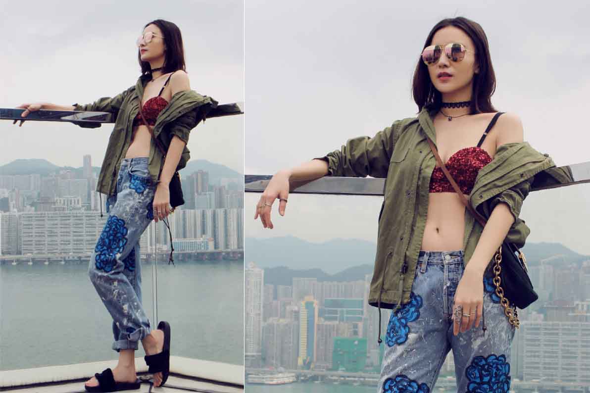 穿著內衣出街，你敢嗎?詩曼芬逮到了最會穿的她!